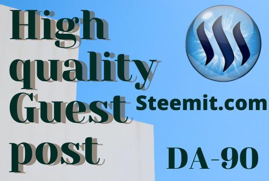 I will write and publish do guest posting on steemit.com