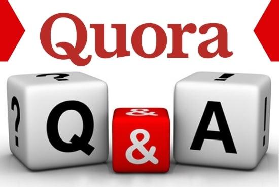 I Will Provide 10 Unique Quora answer with Website Keyword & Clickable Backlinks