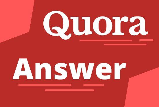I'll provide 5 HQ Quora answer posting with backlink