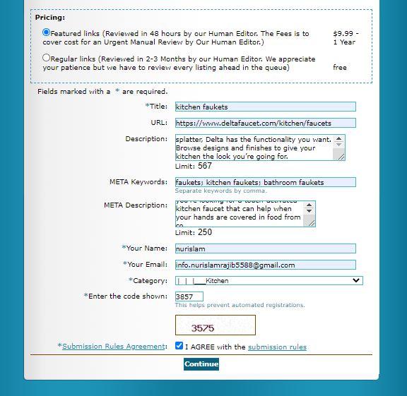  I will do 100 directory submission SEO backlinks, manually