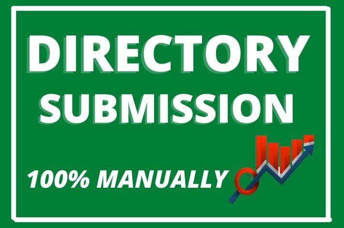  I will do 100 directory submission SEO backlinks, manually