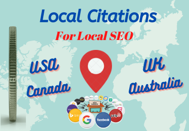 21 Manually TOP Live USA/UK/CA/AU Local Citations for Local seo local listing, directory