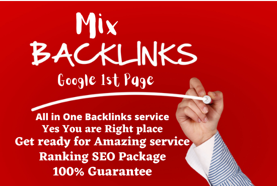 I will do unique domain SEO 150 mix backlinks bump your site on 1st page of google