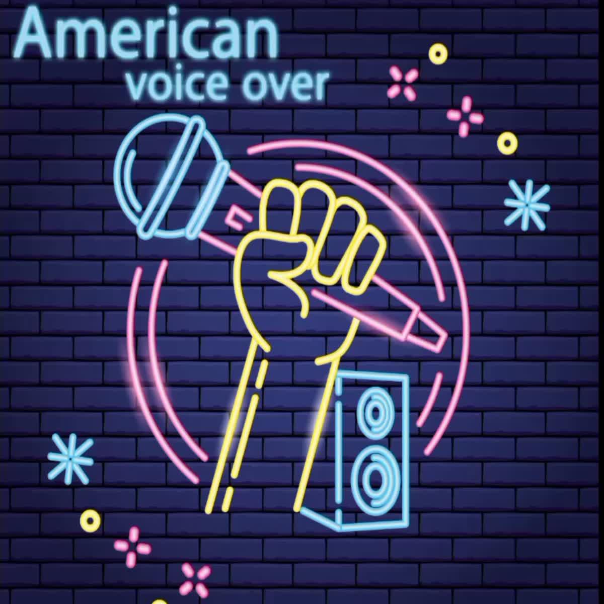 I will make american voice over for you 