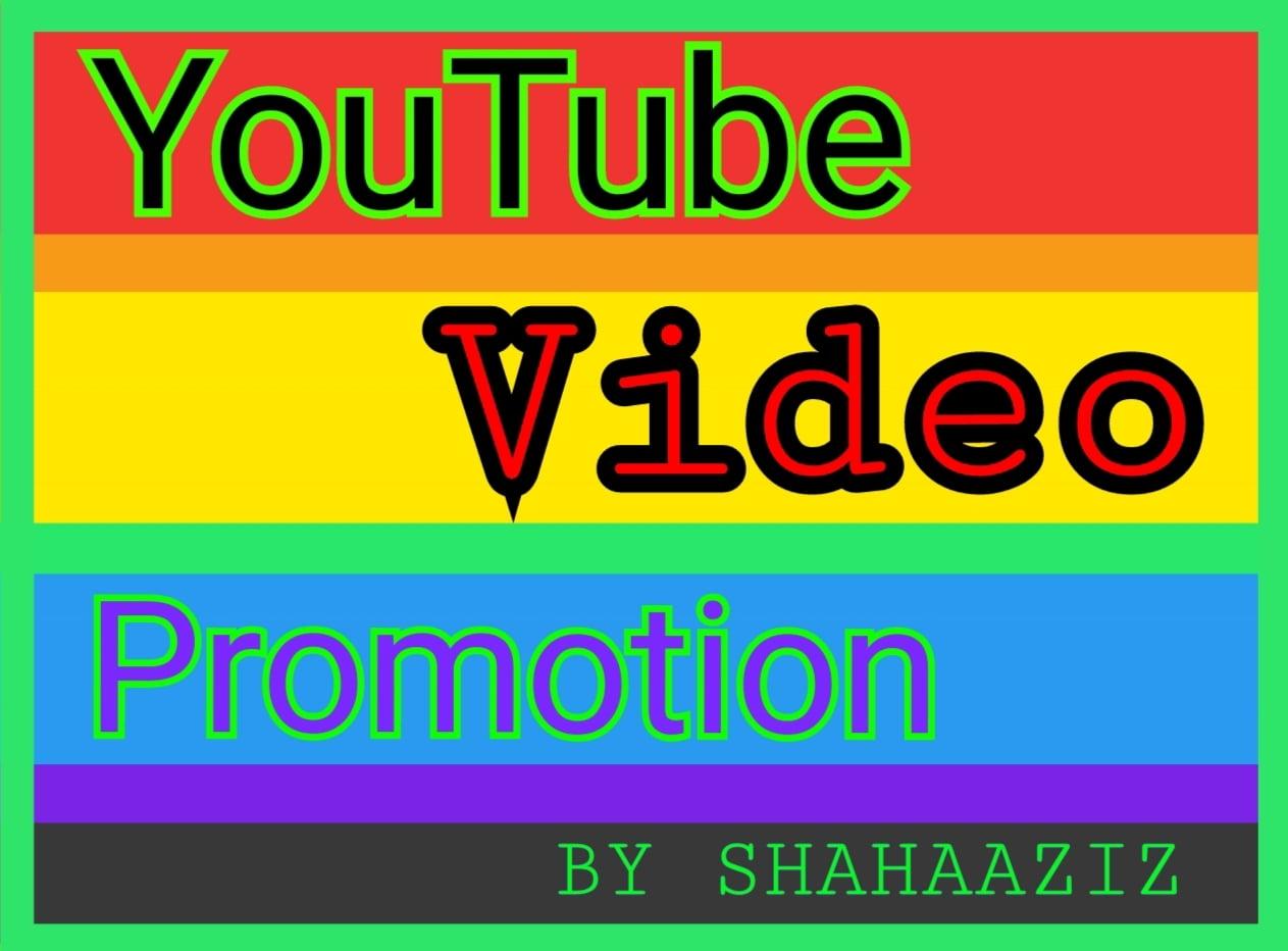I Will Do Instant Start YouTube Video Promotion Service By Shahaaziz 
