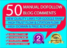I will provide 50 backlinks unique domain Dofollow blog comments