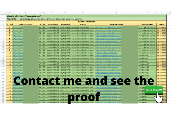 I will create Website Ranking Google Safe Working 30 high da pa Web 2.0 