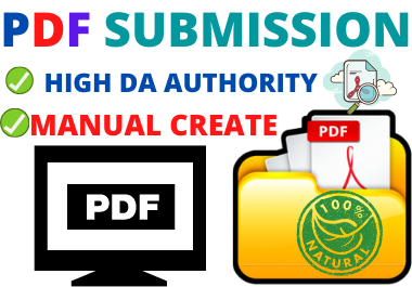  TOP 20 PDF Submission service manually for do-follow backlinks 