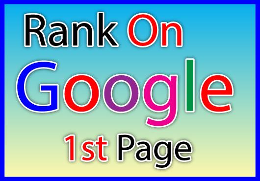 I will do guaranteed ranking your website on Google 1st page