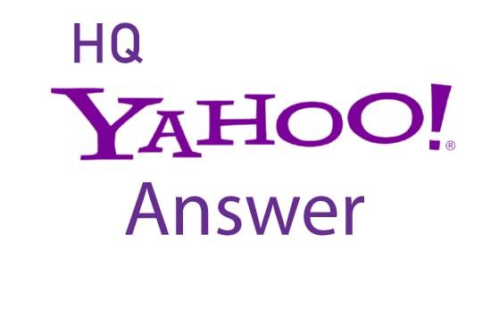 I will Promote your website in 10 Yahoo Answers with Clickable link