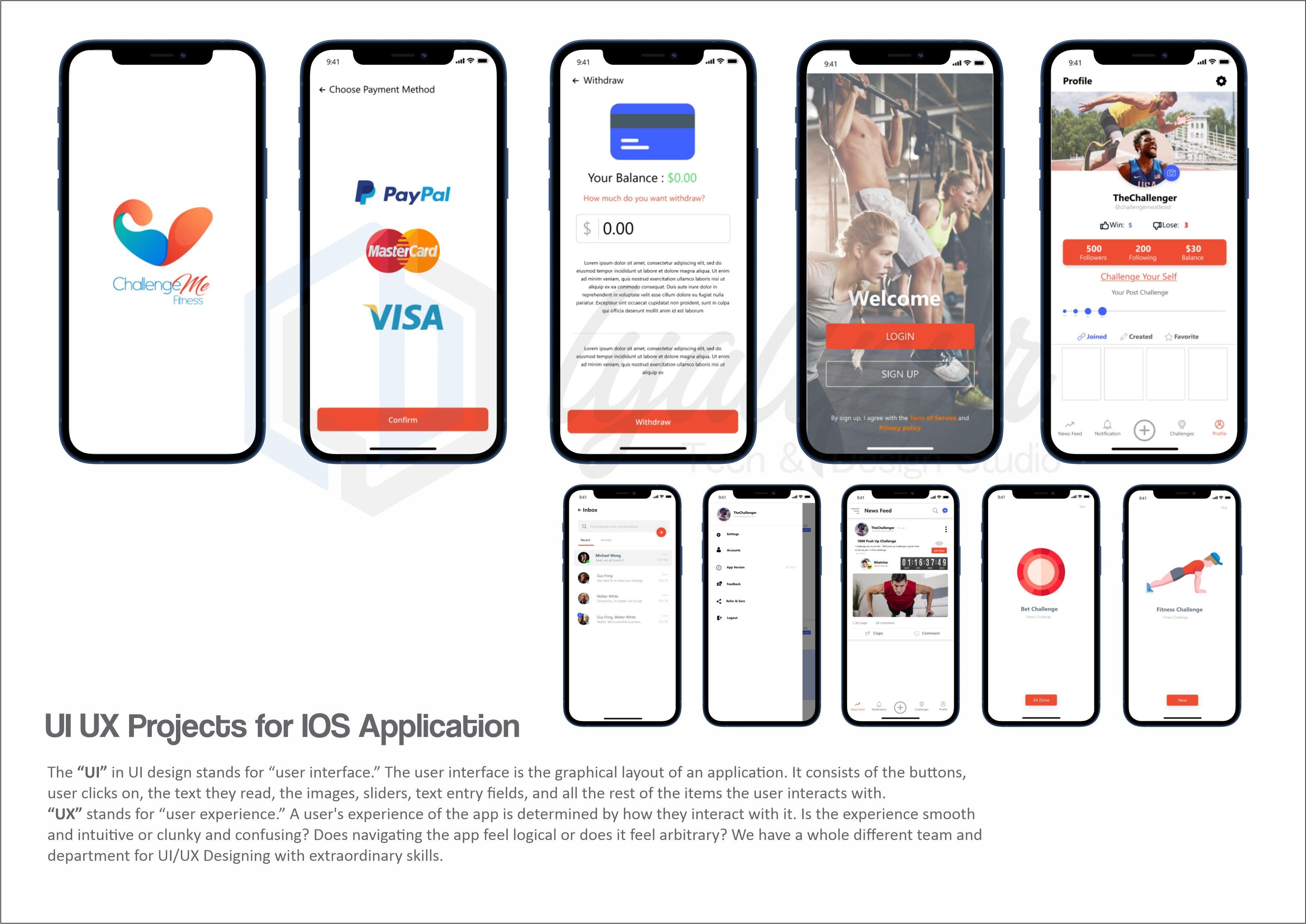I will design ui ux and prototyping web or mobile app