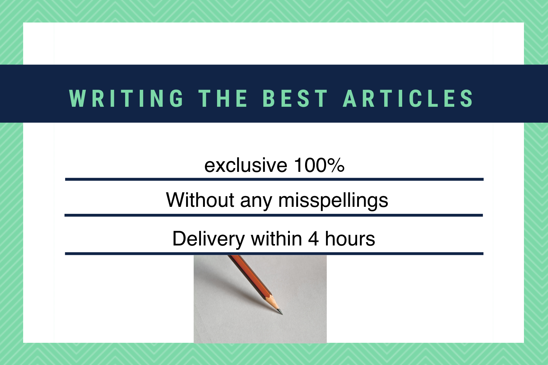 I will create 100% exclusive article about anything you want