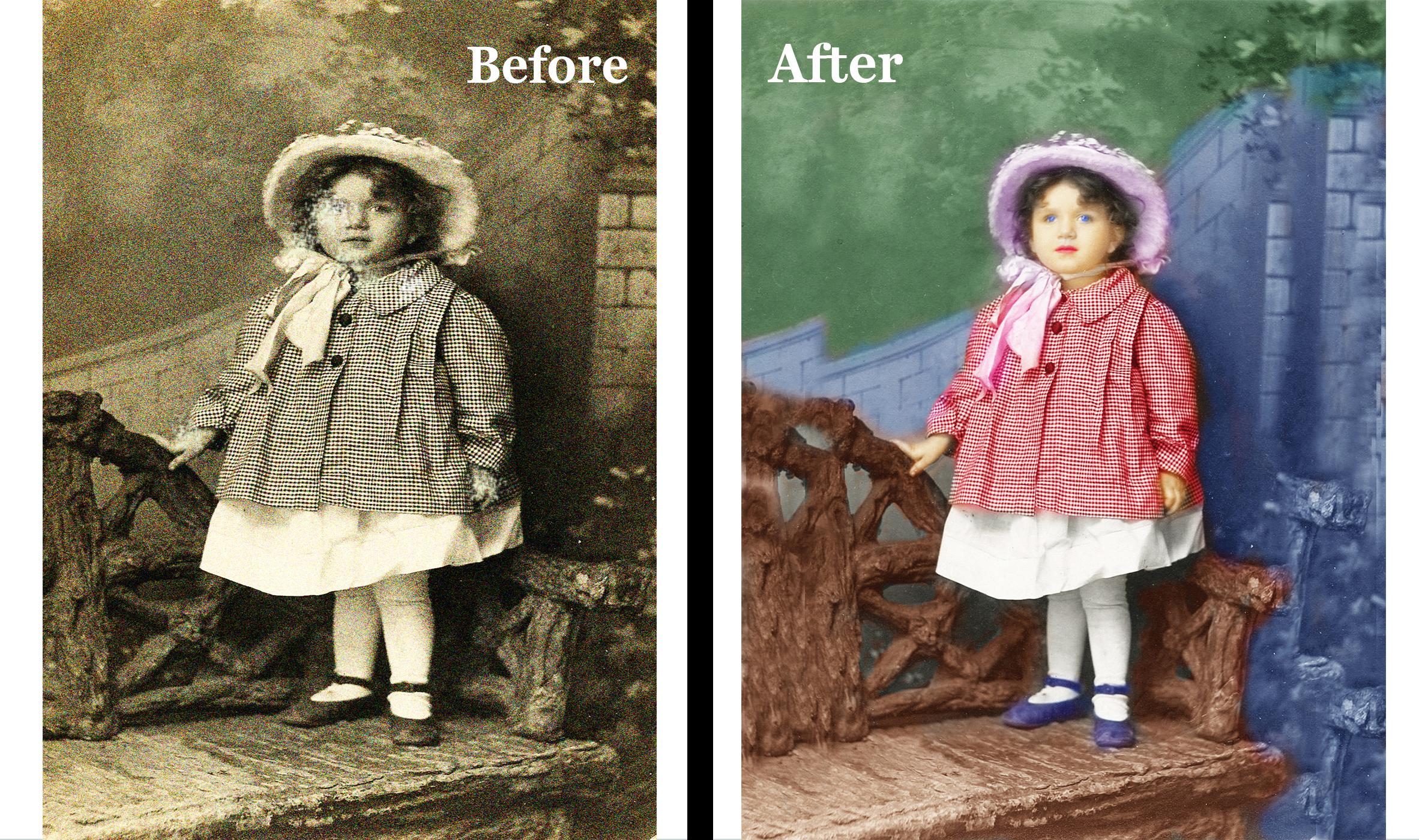 I can restore and retouch your old photo