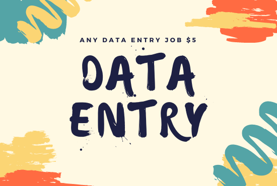 I will do data entry,copy paste on word and excel