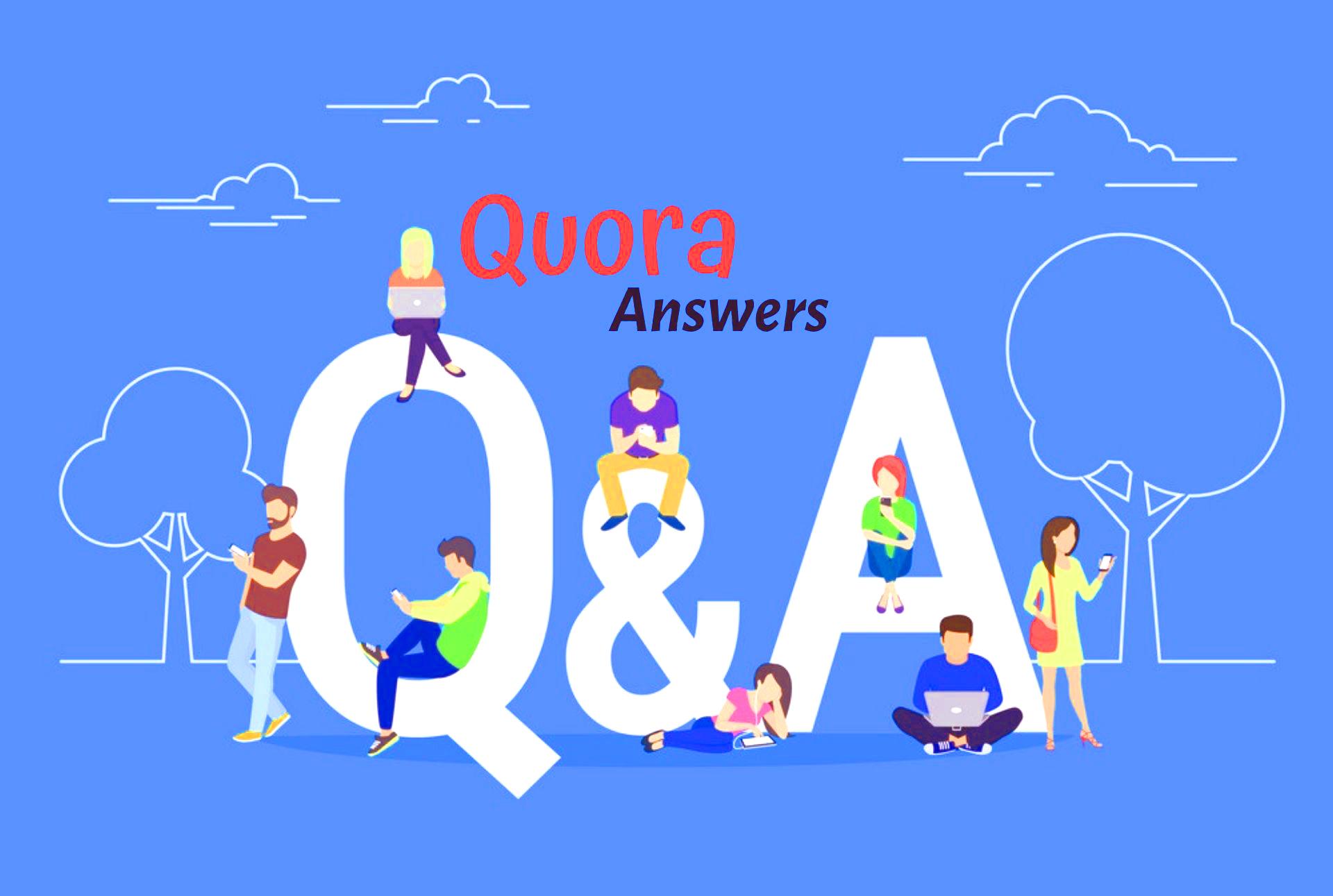 Promote your website 10 high quality Quora answer with your keyword & URL