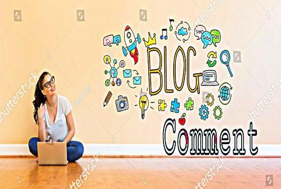 I will do manually promote your website 50 high DA PA Do Follow blog comments baklinks