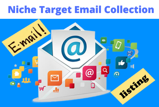 I will collect qualified niche targeted email list for USA and Canada