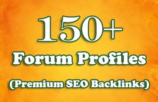 150+ forum profile backlink High Authority SEO Backlinks Services