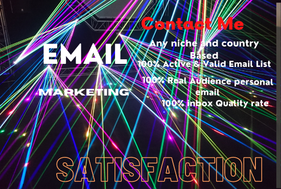 I will collect an active and niche targeted email list worldwide