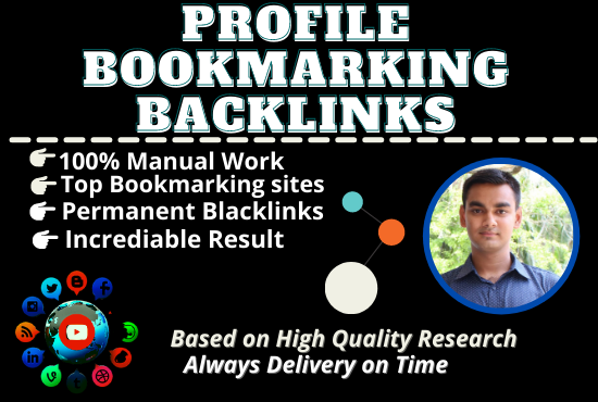I will do up to 100 high DA Profile backlinks for website SEO.