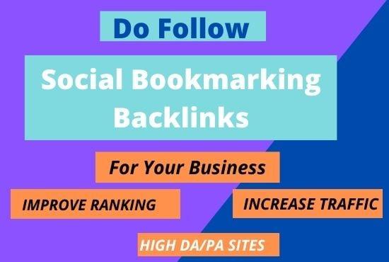 I will help to rank your website 100+ social bookmarking SEO backlinks 