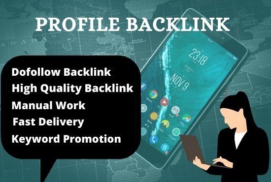 I will do 100 high da pa SEO profile backlinks, seo dofollow backlinks 
