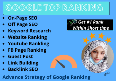 I will do white hat SEO service for google top ranking 