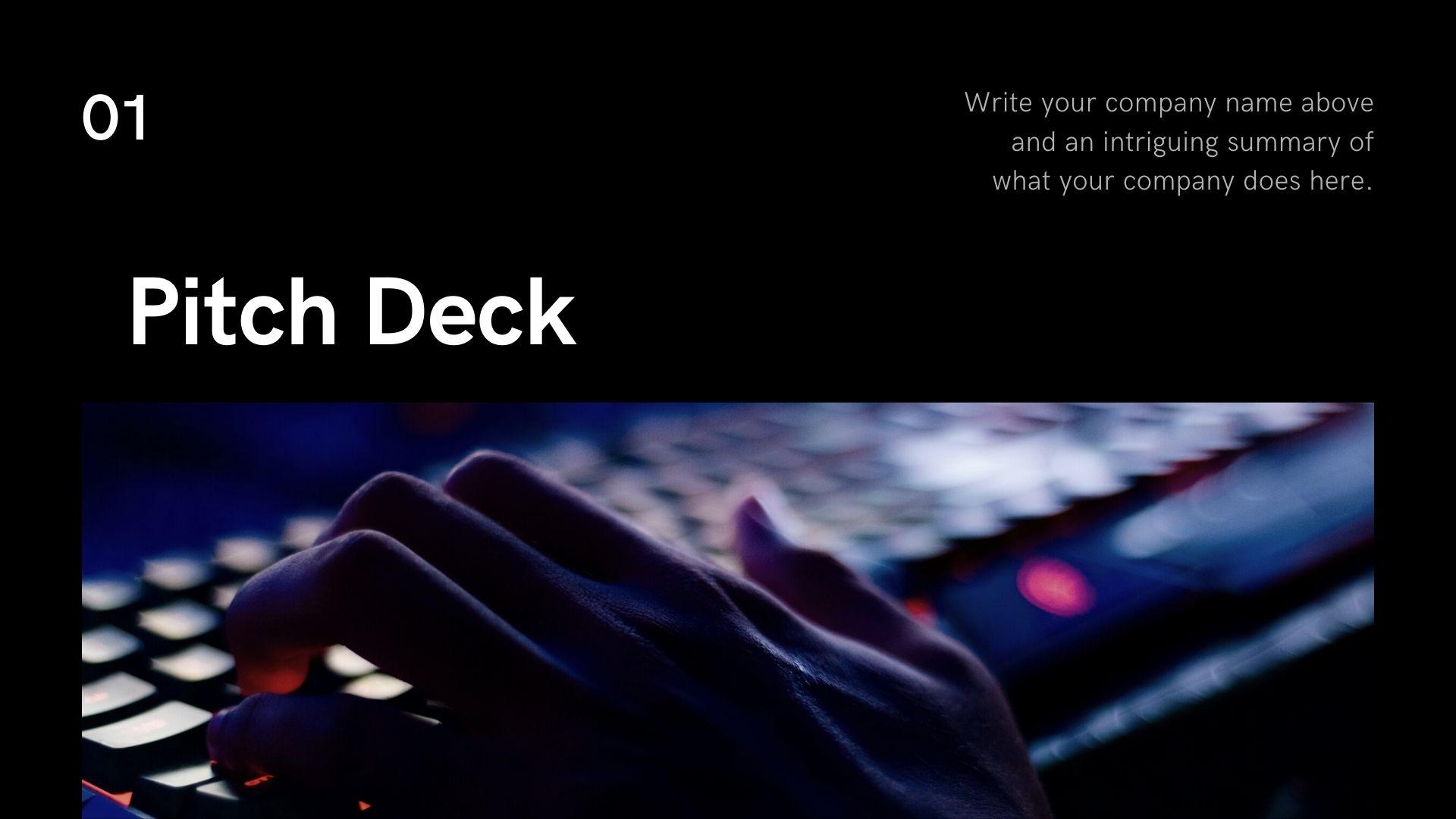 I will make professional business presentation slides 