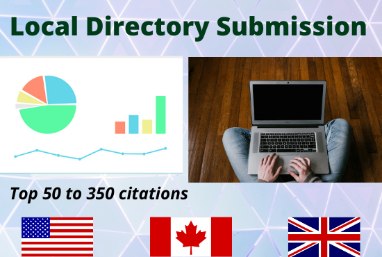 I will create 350 local citation listing for your website manually