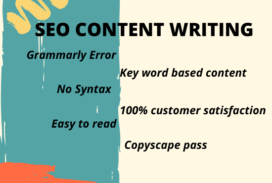 I will write SEO friendly 1200 words creative website content