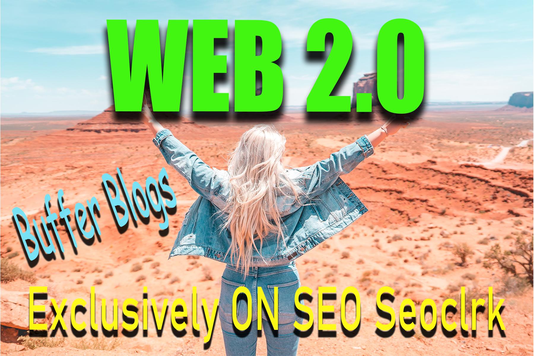 Handmade 10 Web 2.0 Buffer Blogs With Loging