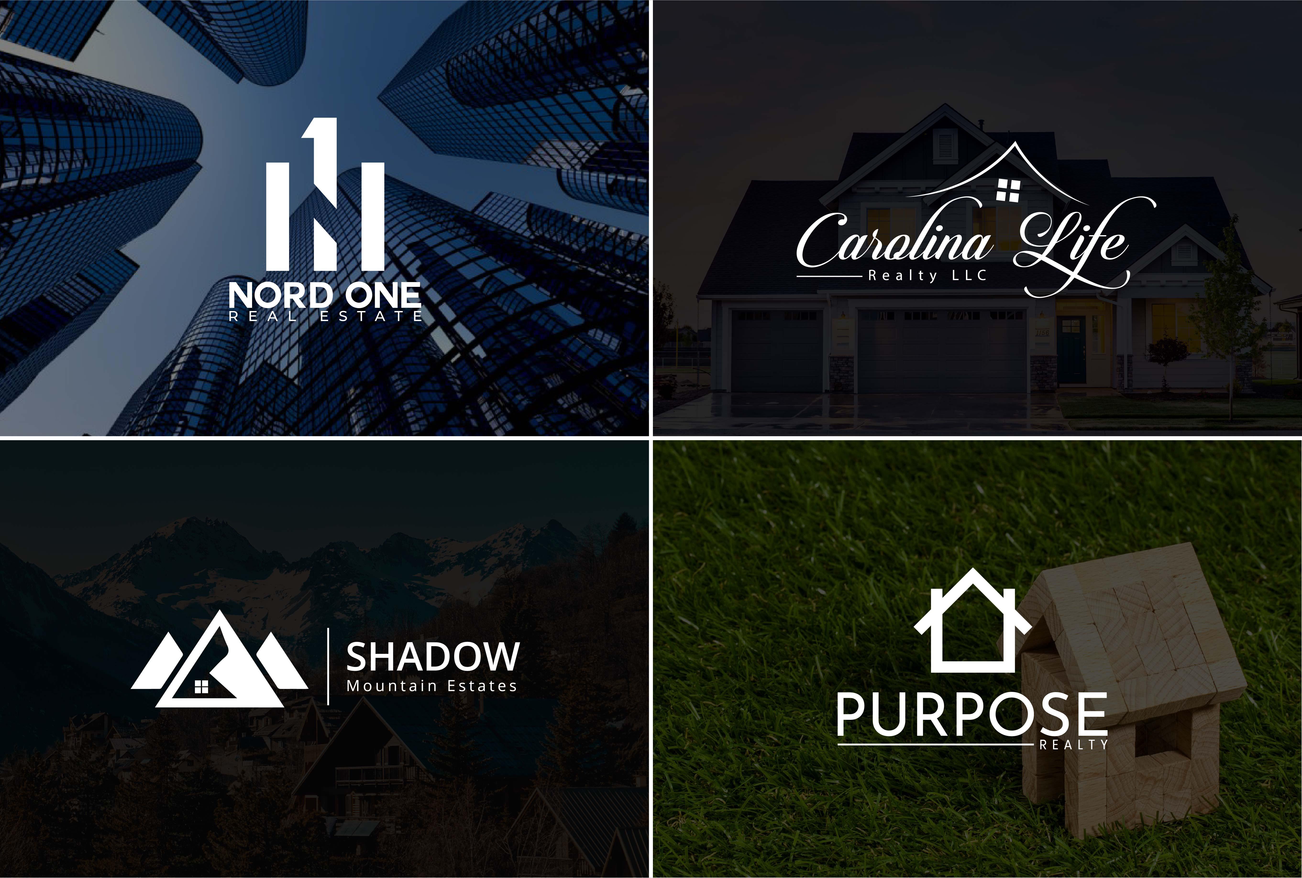 I will design minimalist realtor real estate property professional Business logo in 24hours