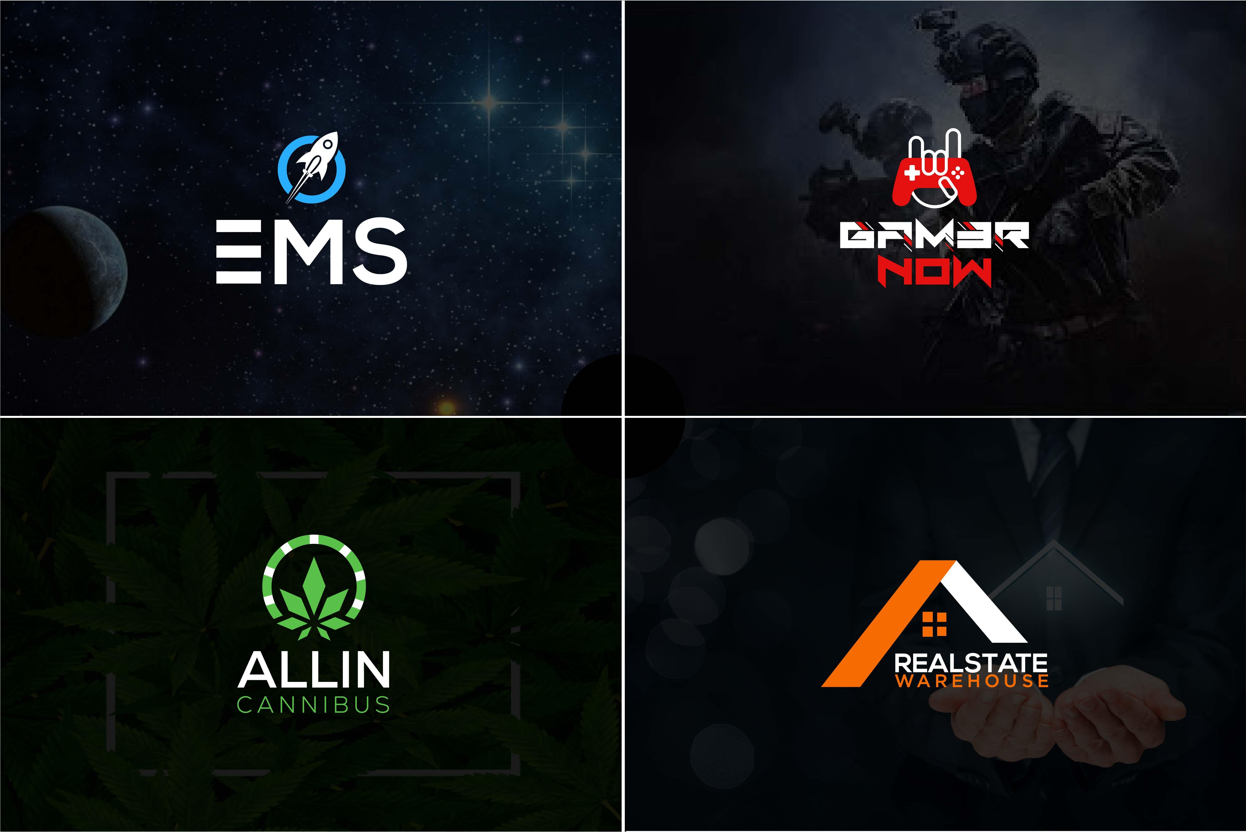 I will create professional modern minimalist creative logo design