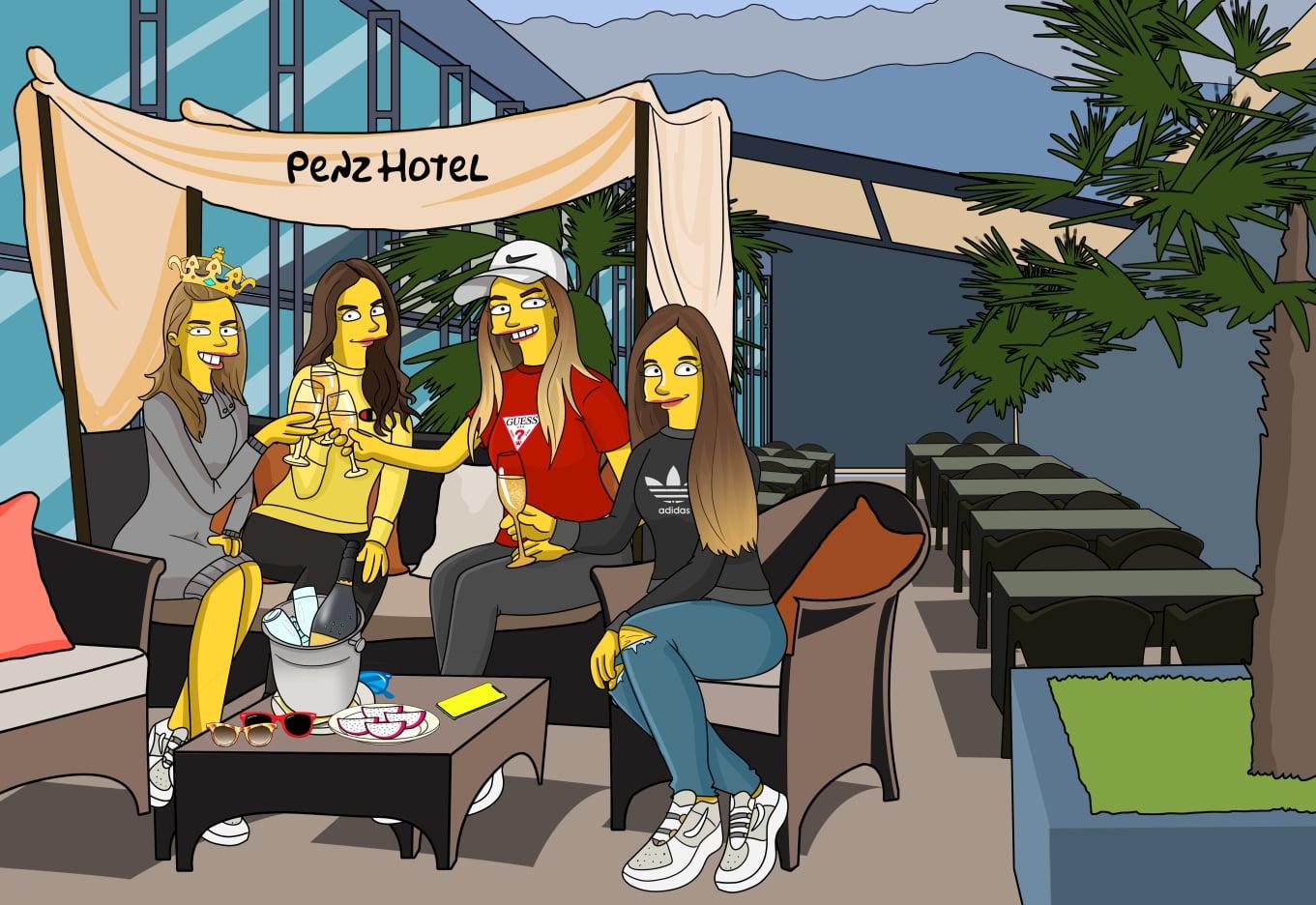 I ill draw Custom Yellow Style Portrait