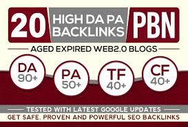 I will 20 permanent pbn da 25plus dofollow backlink