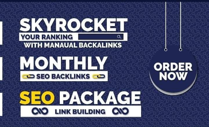 I will make monthly SEO service package