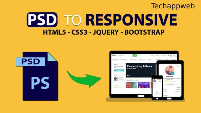 I will convert xd to html, jpg to html, psd to html responsive bootstrap 3,4