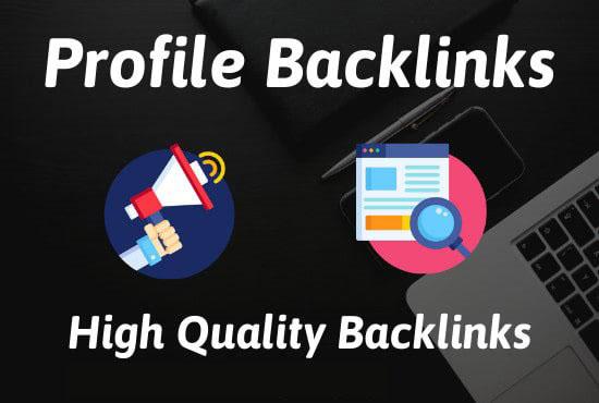 manually create 150 da 90 plus pr9 authority profile dofollow SEO backlinks