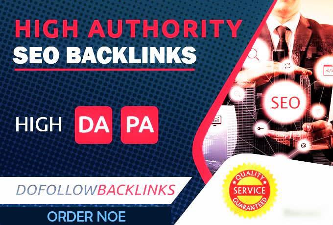manually create 150 da 90 plus pr9 authority profile dofollow SEO backlinks