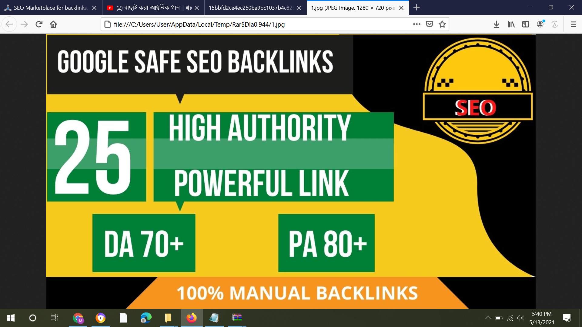 Manually Do UNIQUE SEO BackIinks On DA 70+ Sites To RANK Your Website