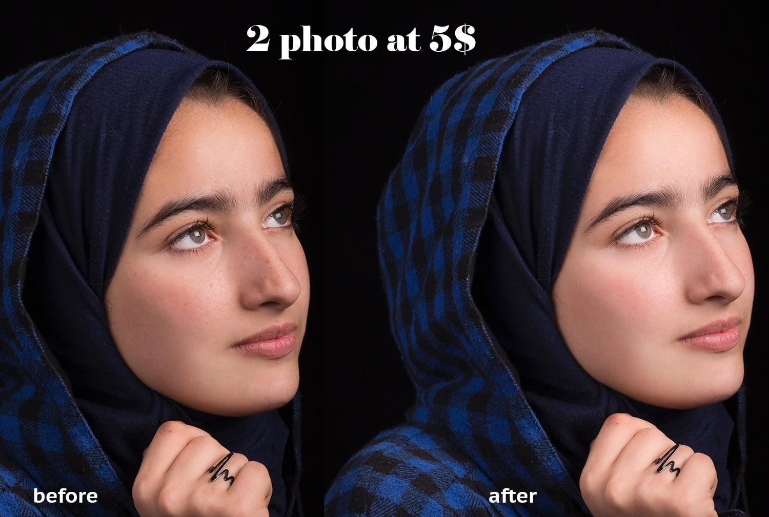 I will highend photo retouching,portrait,skin retouch, and photoshop