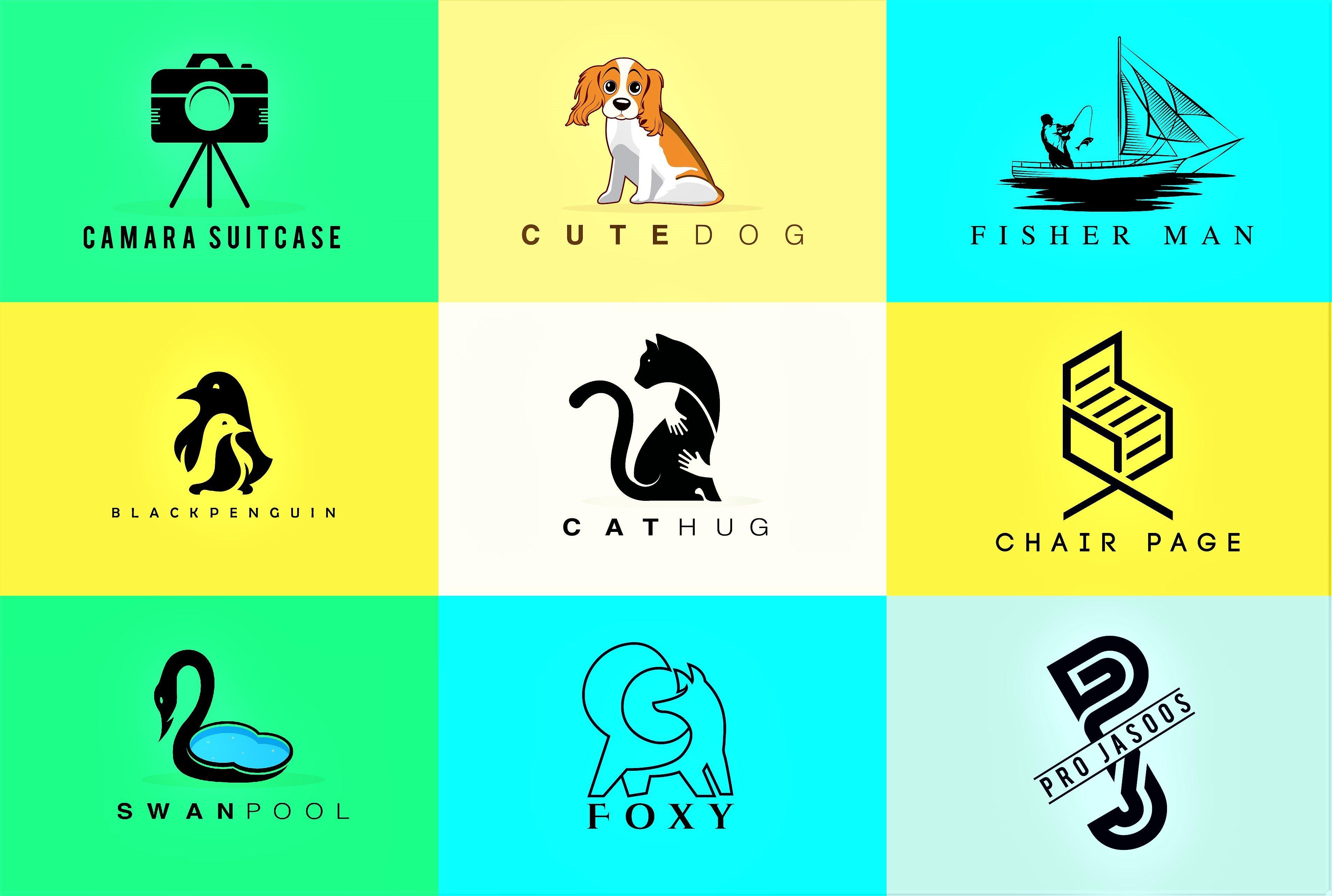 I will design 2 professional & creative business logos