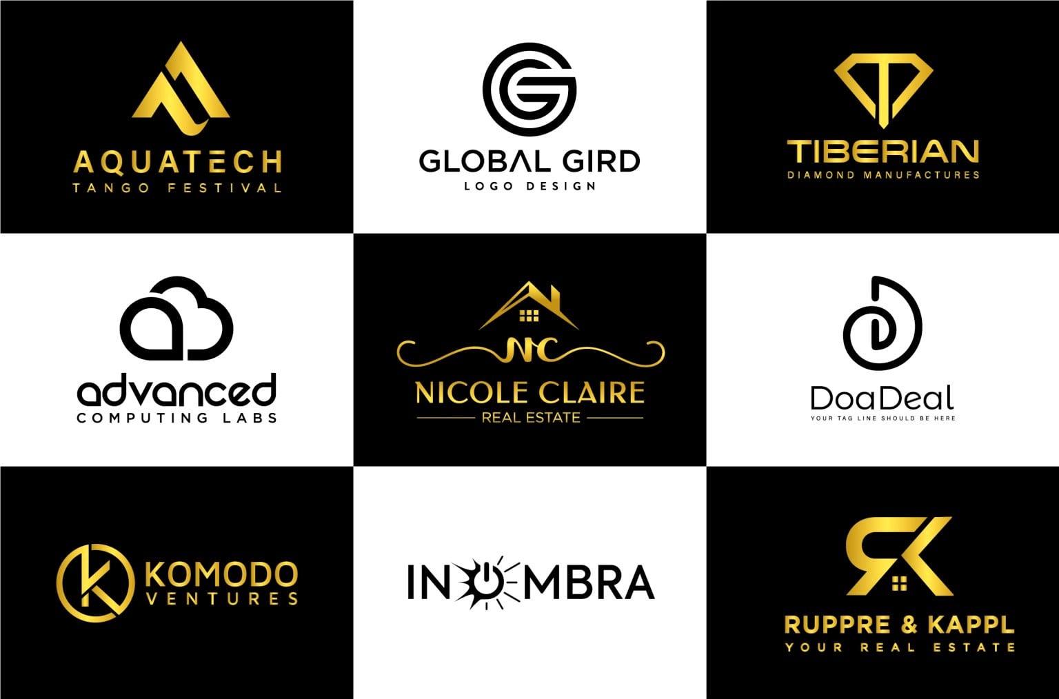 I will design 2 professional & creative business logos