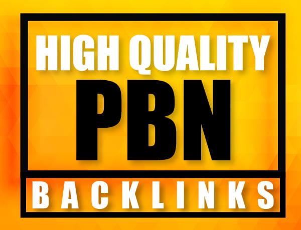 Build 10 High PA DA TF CF HomePage PBN Backlinks 