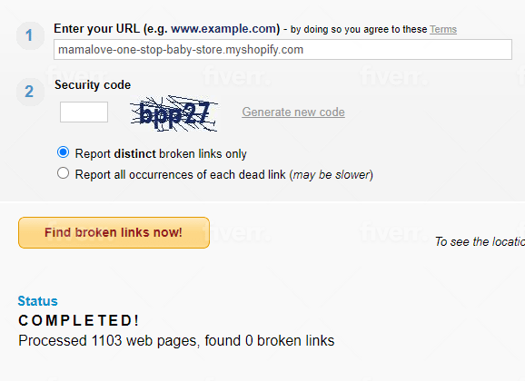 I will fix 404 error, broken links, crawl errors for any website