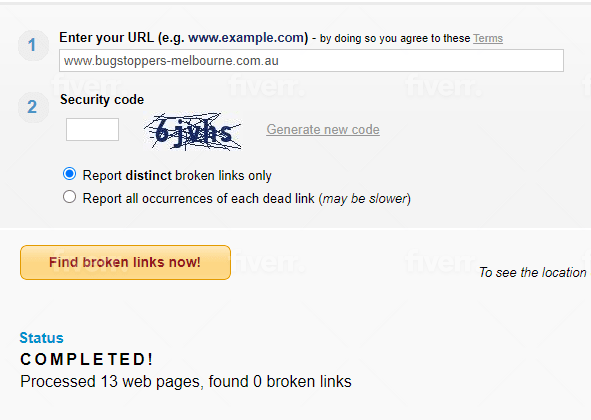 I will fix 404 error, broken links, crawl errors for any website