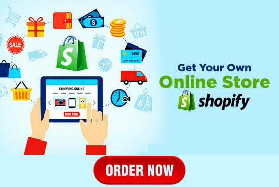 I will build 10k profitable shopify store,shopify website with shopify winning products