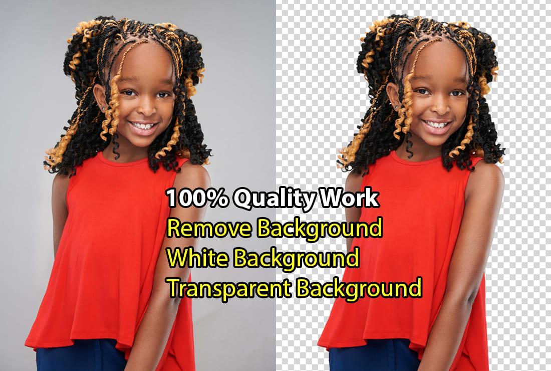 I will professionally remove photo background by photoshop