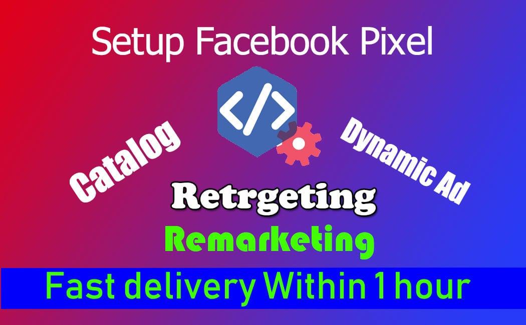 I will setup facebook pixel,catalog,shop,custom audiences