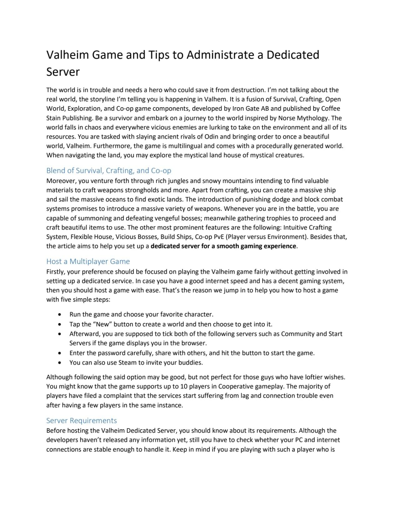 I will write you game article and wordpress blog posts of 500 words